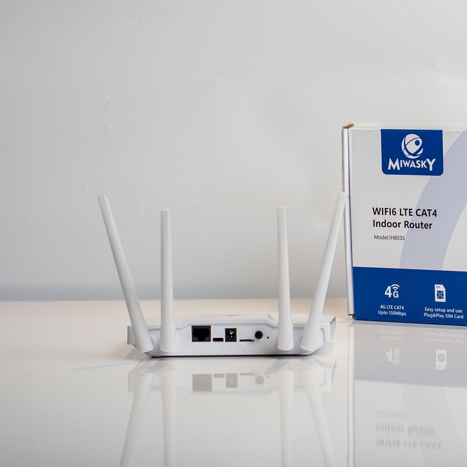Miwasky IH803 4G LTE Wi-Fi 6 Router