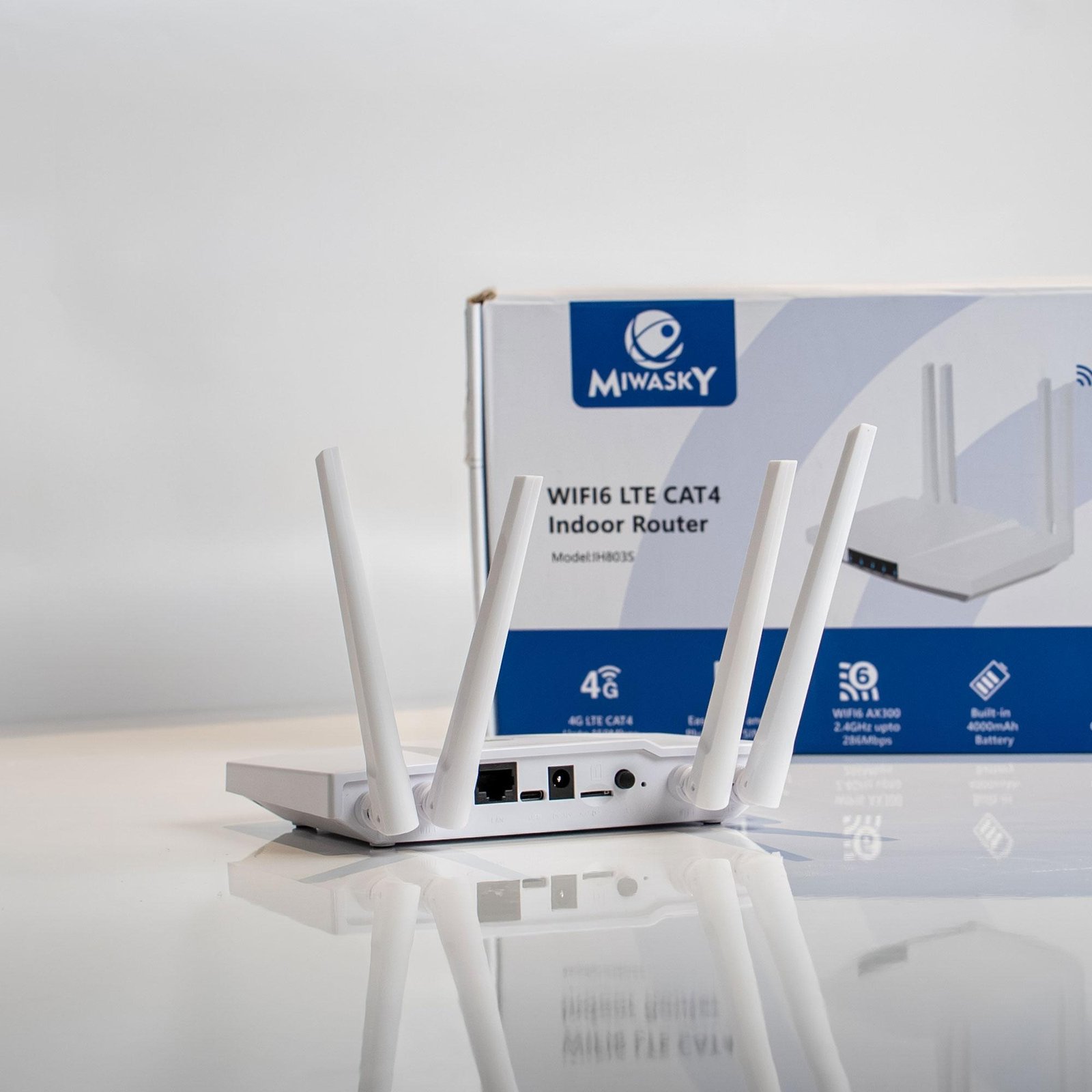 Miwasky IH803 4G LTE Wi-Fi 6 Router
