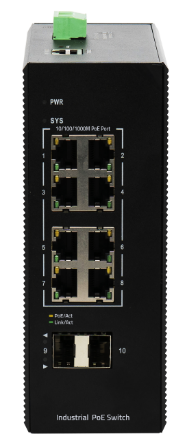 BDCOM IES200-V25-2S8P Industrial Switch