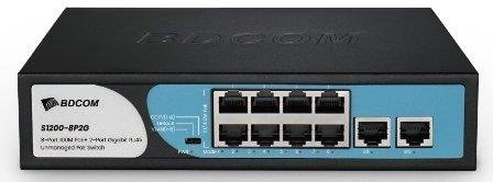 BDCOM S1200-8P2G PoE Switch