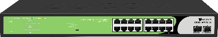 BDCOM S1500-16P2ES-H PoE Switch