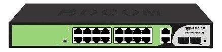 BDCOM S1500-16P2G2S PoE Switch