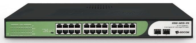 BDCOM S1500-24P2S-370 PoE Switch