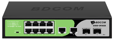 BDCOM S1500-8P2G2S PoE Switch