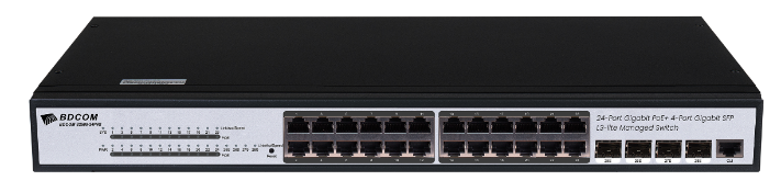 BDCOM S2500-24P4S PoE Switch