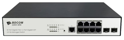 BDCOM S2500-8P2S PoE Switch