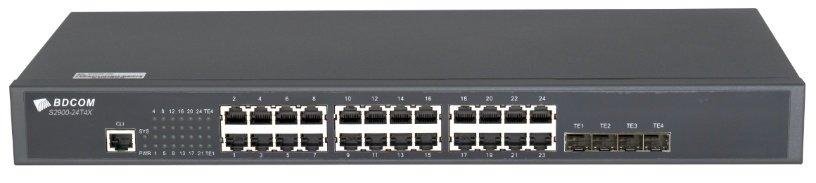 BDCOM S2900-24T4X-2DC Managed Switch