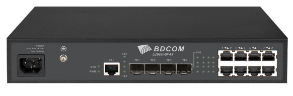 BDCOM S2900-8P4X PoE Switch