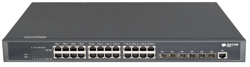 BDCOM S3900-24T6X Managed Switch