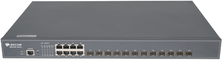 BDCOM S5612E-2AC Managed Switch